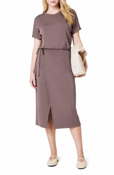 SPANX® AirEssentials Tie Waist Midi Dress