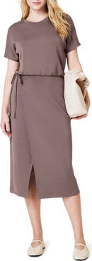 SPANX® AirEssentials Tie Waist Midi Dress