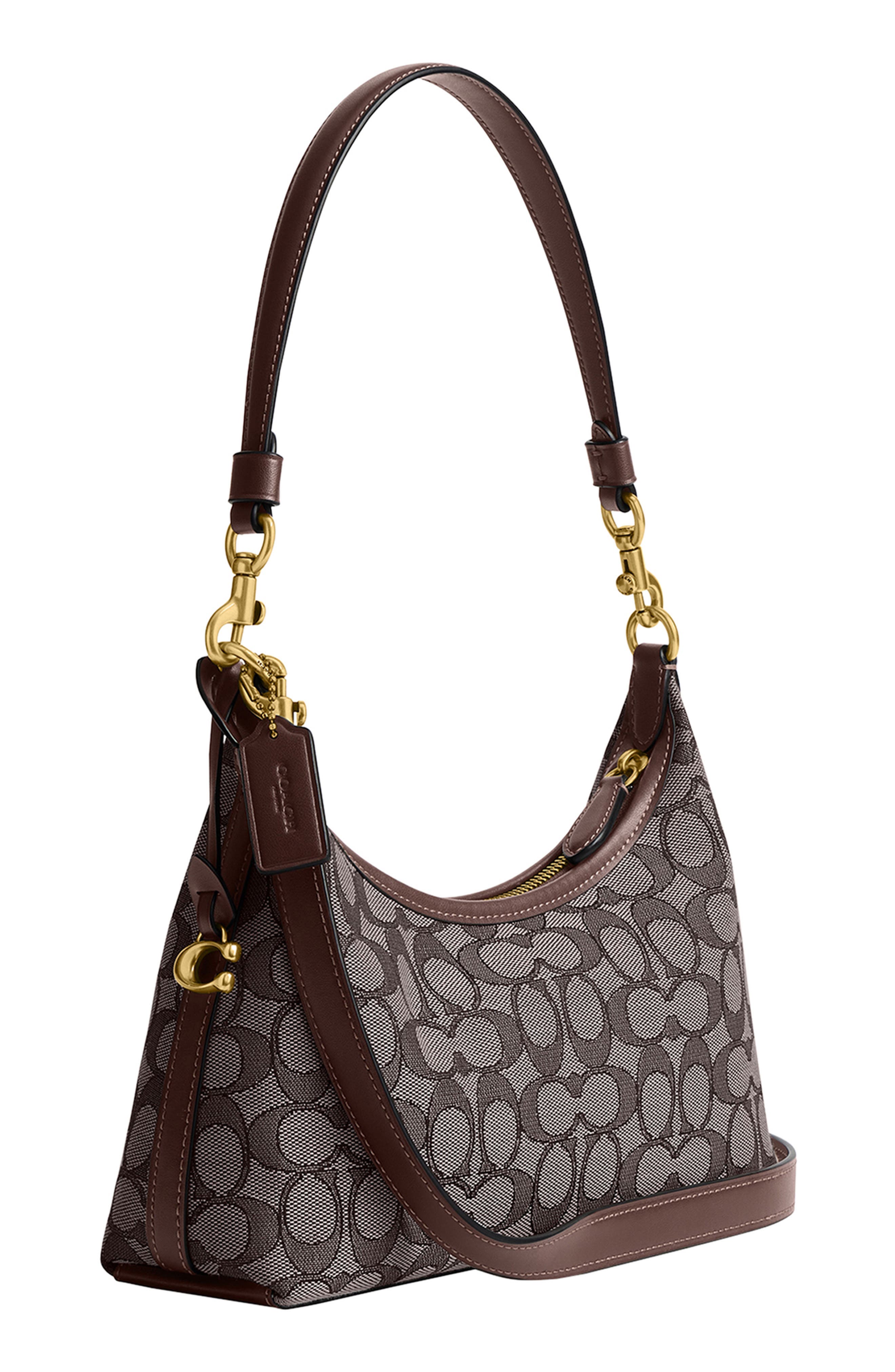 COACH Juliet Signature Jacquard Shoulder Bag, Alternate, color, 