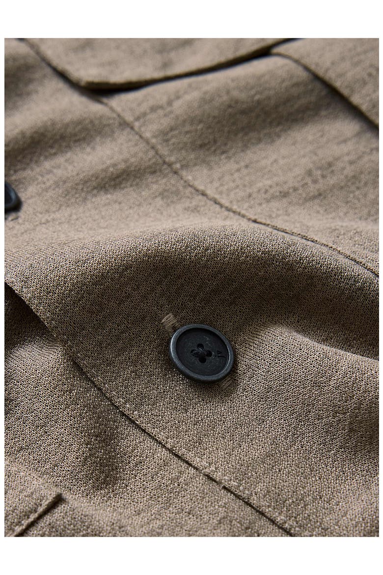Sintra Summer Military Button-Up Shirt, Alternate, color, SHADOW GREY