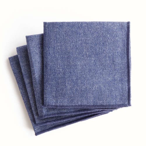 Napa Home & Garden Barclay Butera Miramar Cocktail Napkins Set Of 4 In Blue