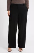 Eileen Fisher High Waist Wool Trousers