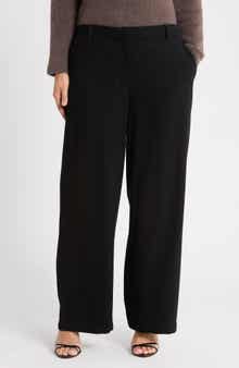 High Waist Wool Trousers