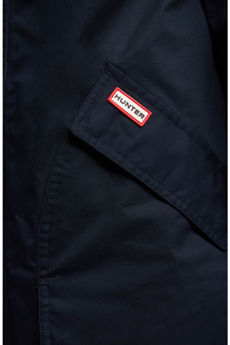 Downing Hooded Rain Jacket, Alternate, color, NIGHT SKY