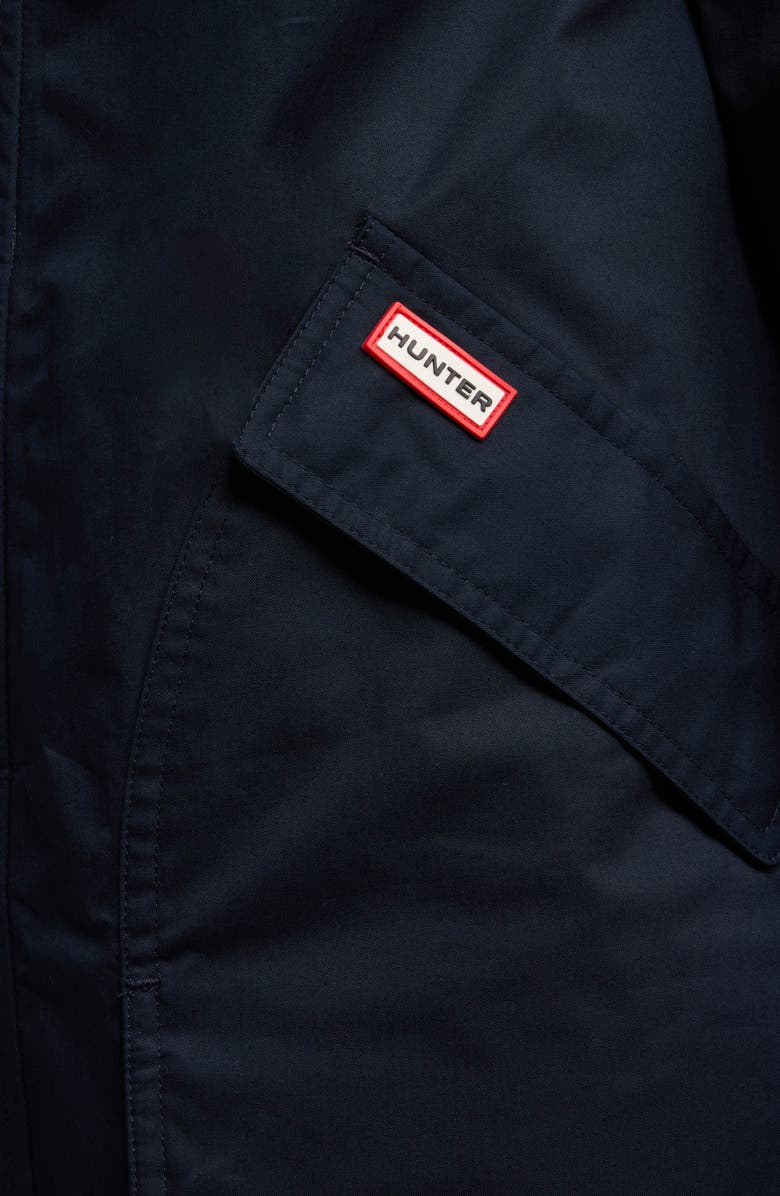 Hunter Downing Hooded Rain Jacket, Alternate, color, Night Sky