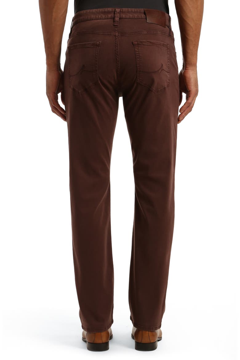 Courage Straight Leg Stretch Five-Pocket Pants, Alternate, color, MAHOGANY TWILL