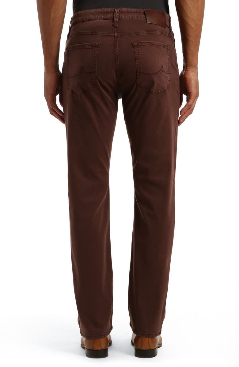 34 Heritage Courage Straight Leg Stretch Five-Pocket Pants, Alternate, color, Mahogany Twill
