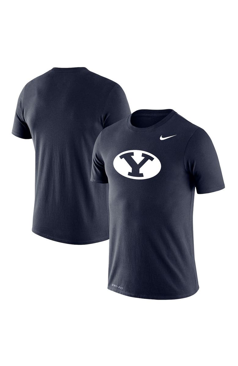 Nike Men's Nike Navy BYU Cougars School Logo Legend Performance T-Shirt, Alternate, color,