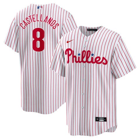 Men
s Nike Nick Castellanos White Philadelphia Phillies Replica Player Jersey