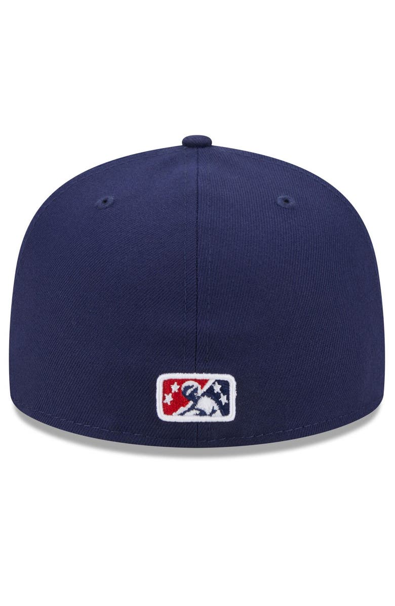 New Era Men's New Era Navy Charlotte Knights Theme Nights Hornets  59FIFTY Fitted Hat, Alternate, color, 