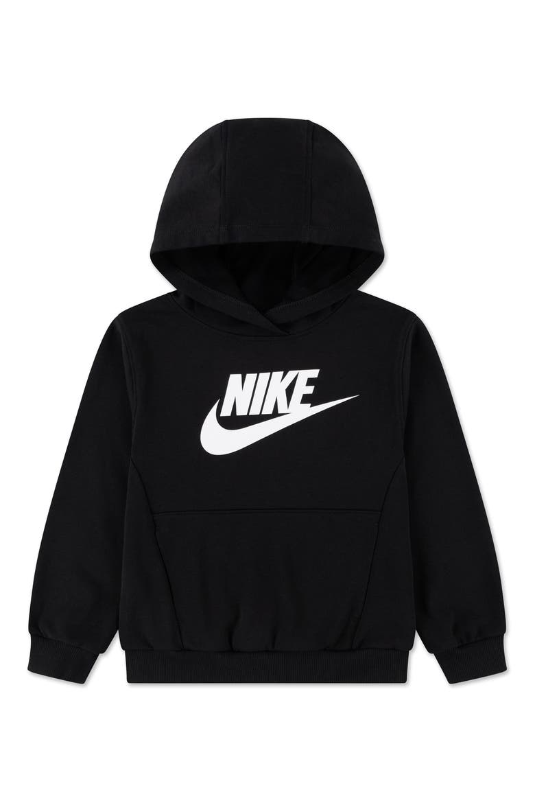 Kids' Sportswear Swoosh French Terry Hoodie, Main, color, BLACK