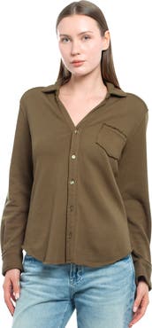 WILT Clothing Button Front Sweatshirt