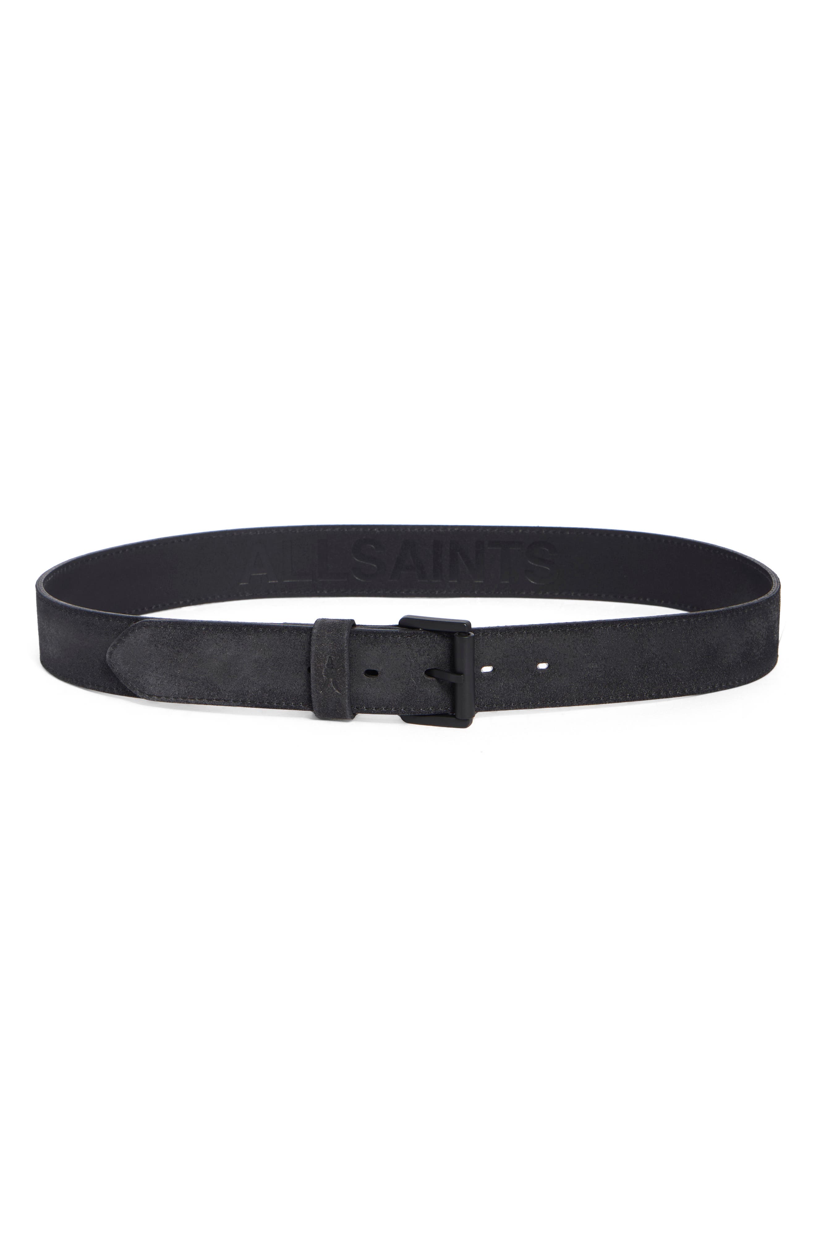AllSaints Burnished Suede Belt