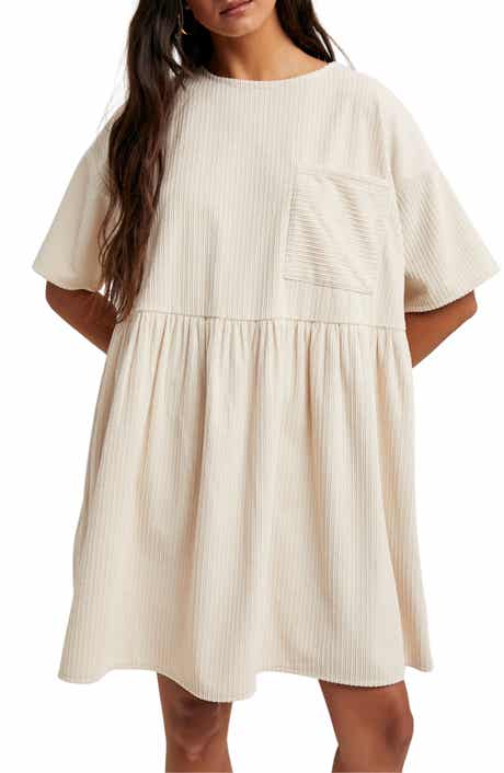 WISHLIST Corduroy Shift Minidress