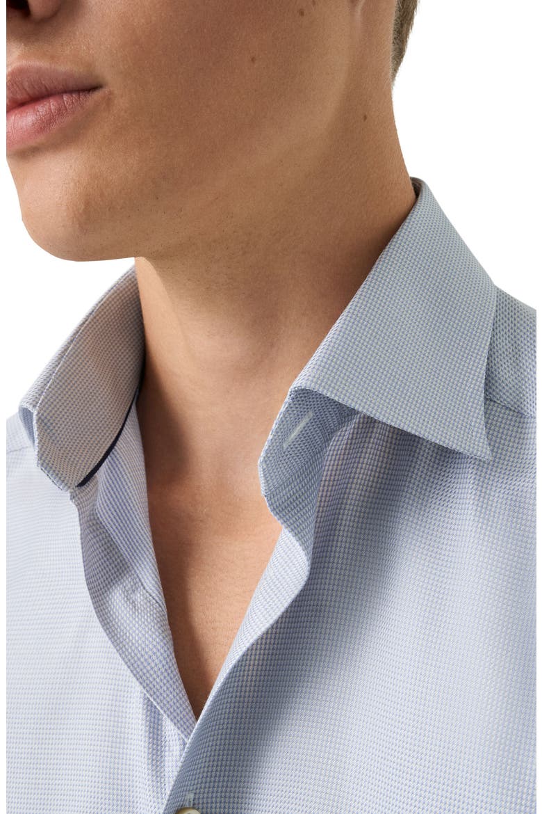 Contemporary Fit Semi Solid Dress Shirt, Alternate, color, LIGHT BEIGE