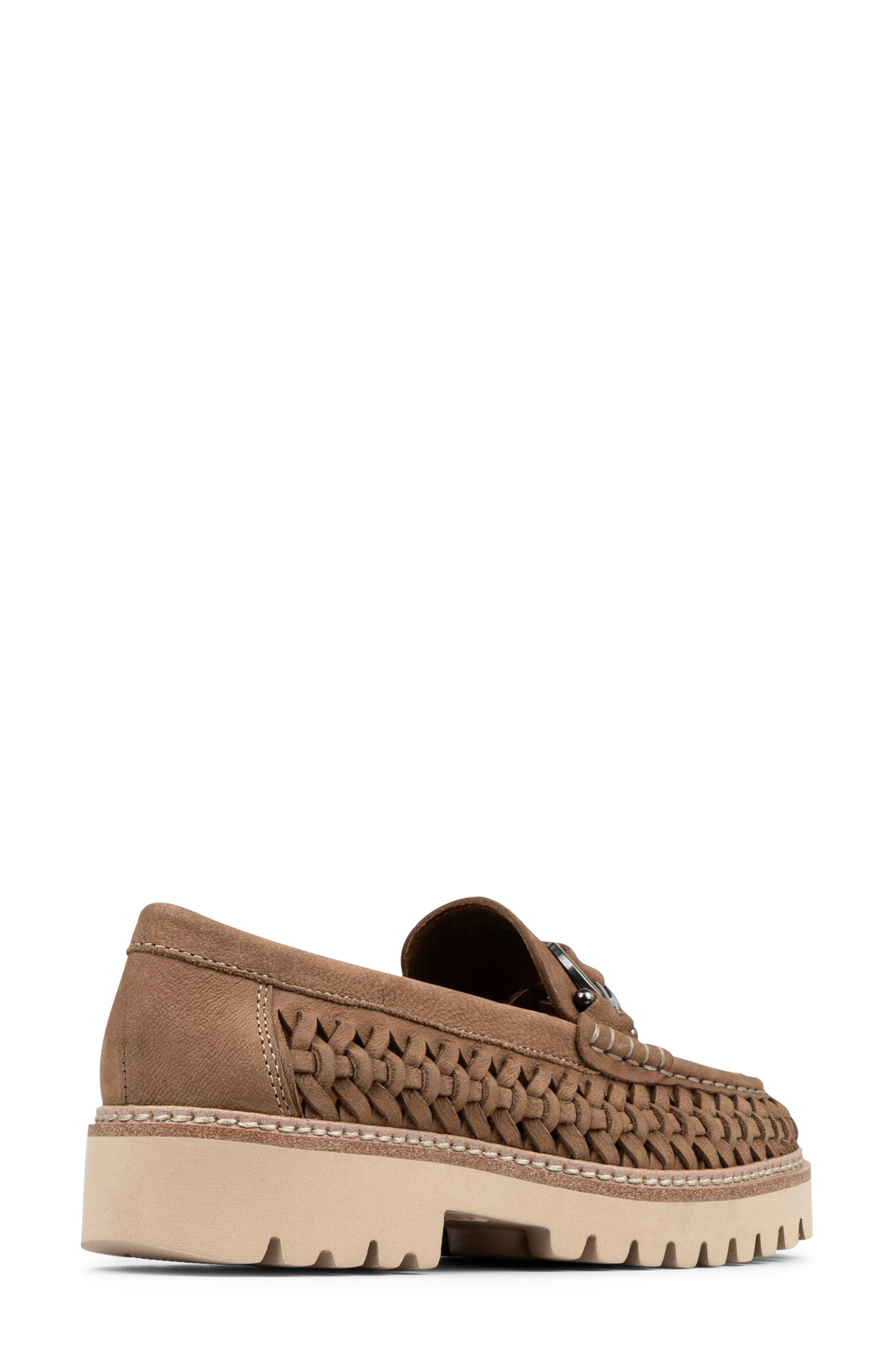 Hansine Leather Loafer, Alternate, color, TOBACCO