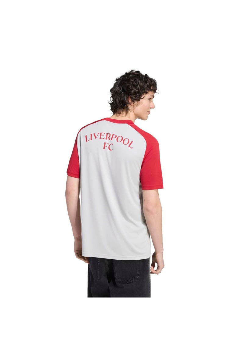 Men's adidas Gray/Red Liverpool 2026/27 Away Pre-Match Top, Alternate, color, Gray