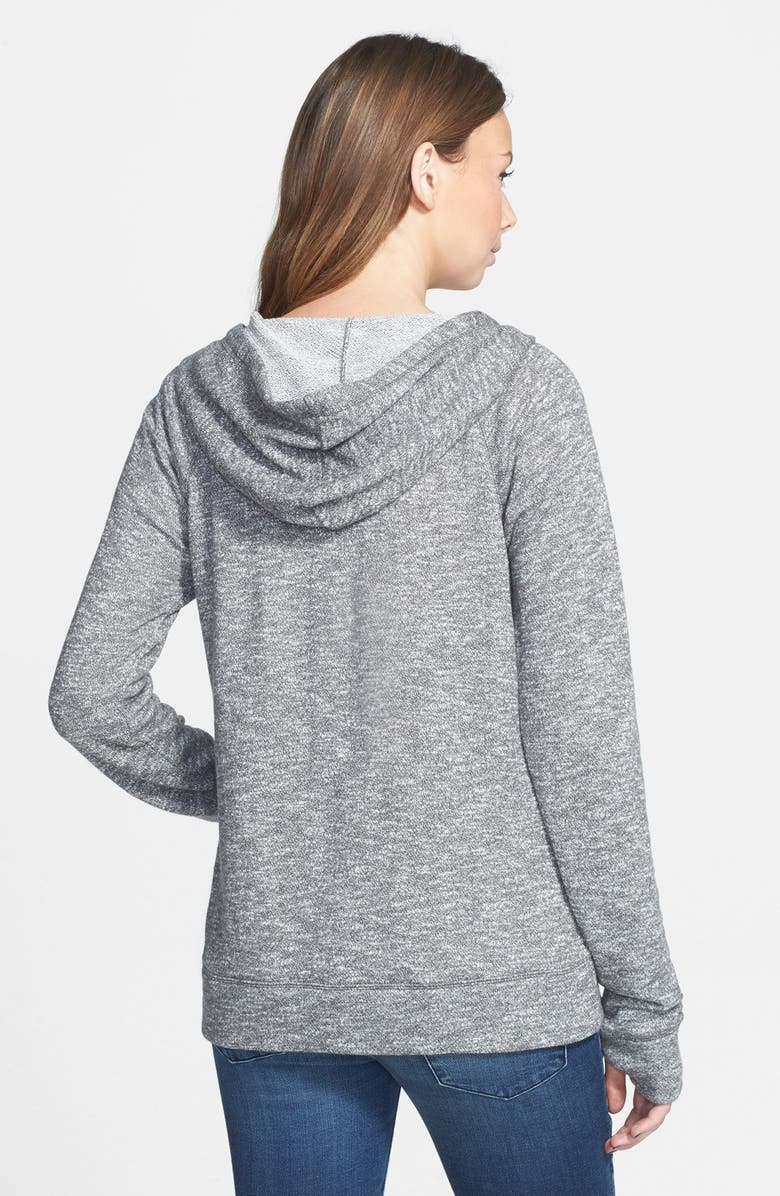 Boy Meets Girl 'Coco' Logo French Terry Full Zip Hoodie, Alternate, color, 