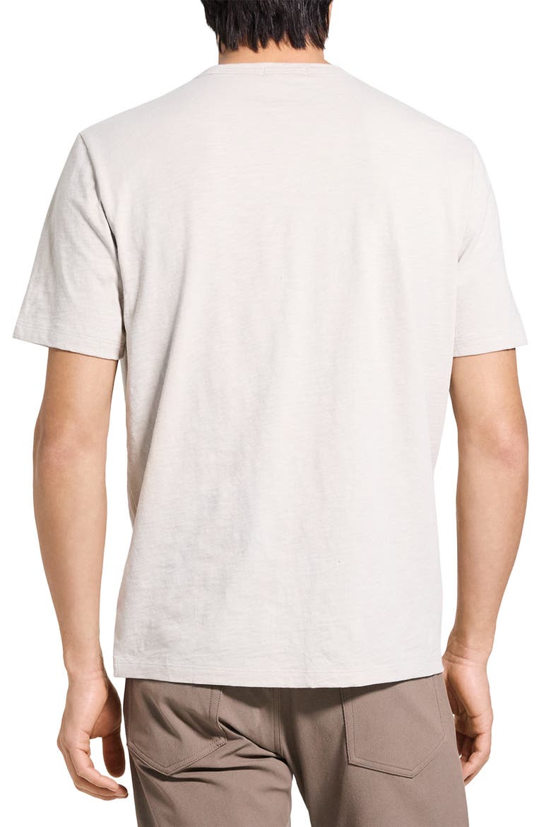 Essential in Cosmos Slub Cotton Tee, Alternate, color, SILVER CLOUD