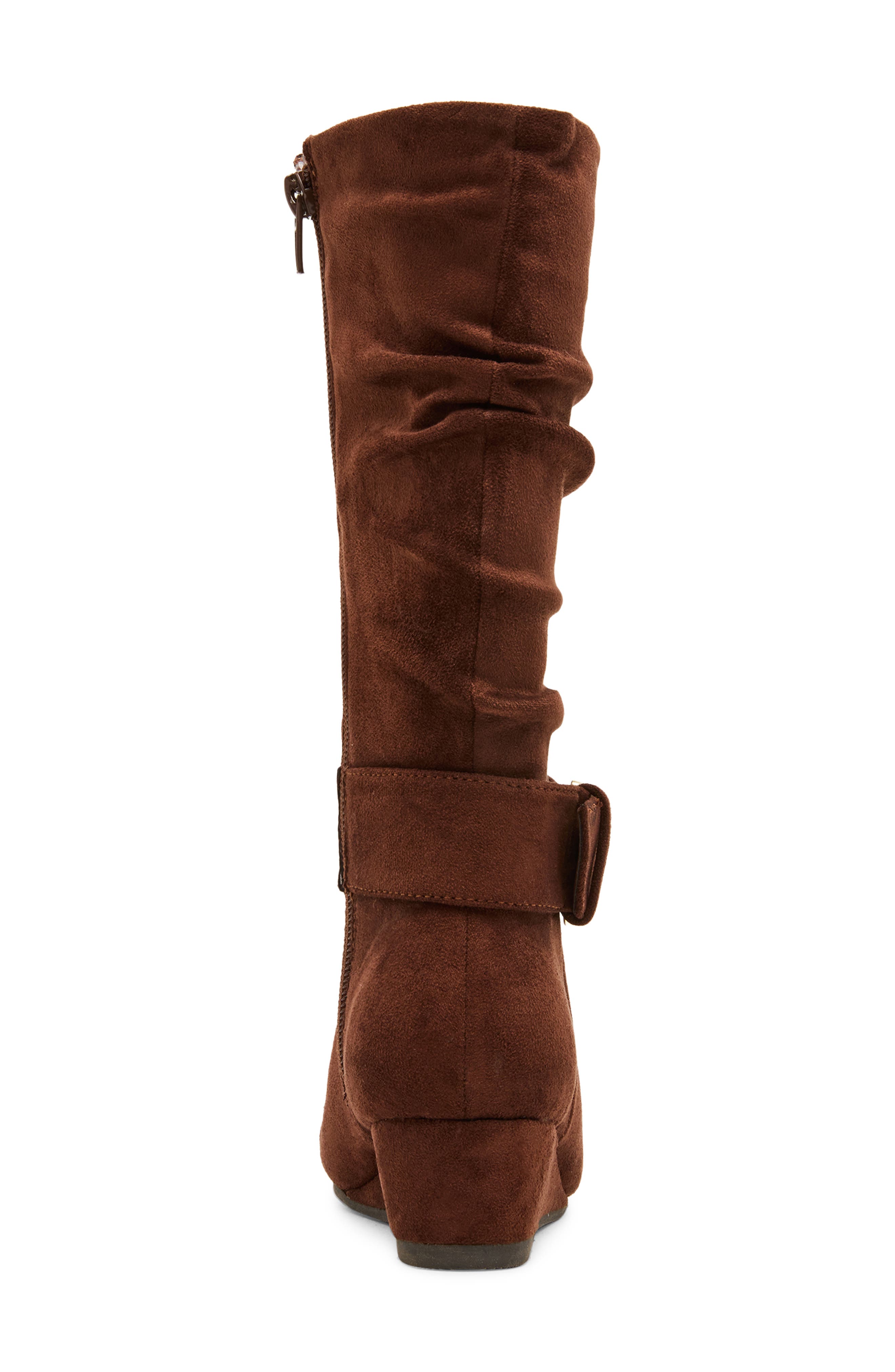 Kids' JWedge Wedge Boot, Alternate, color, BROWN