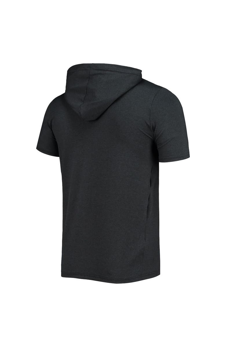 New Era Men's New Era Heathered Black New Orleans Saints Team Brushed Hoodie T-Shirt, Alternate, color, 