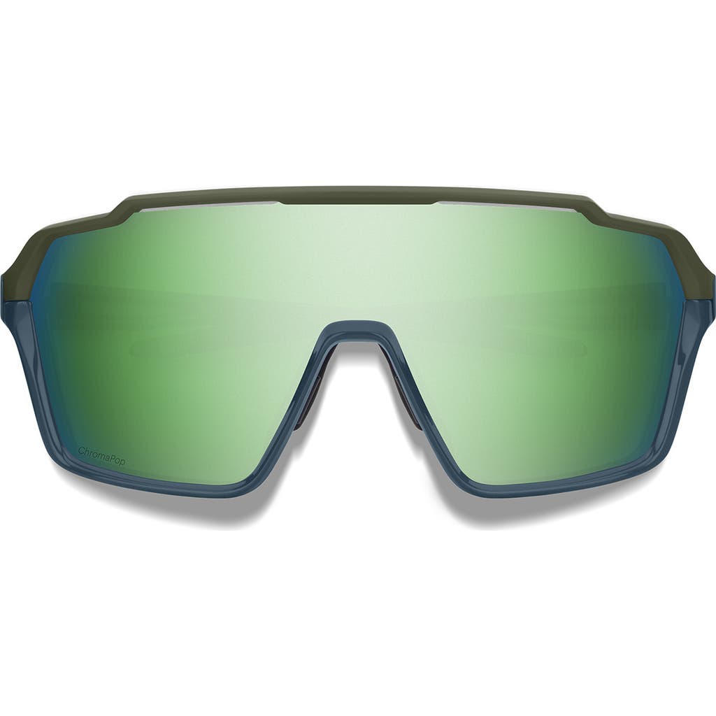 Smith Shift Xl Mag 142mm Shield Sunglasses In Green