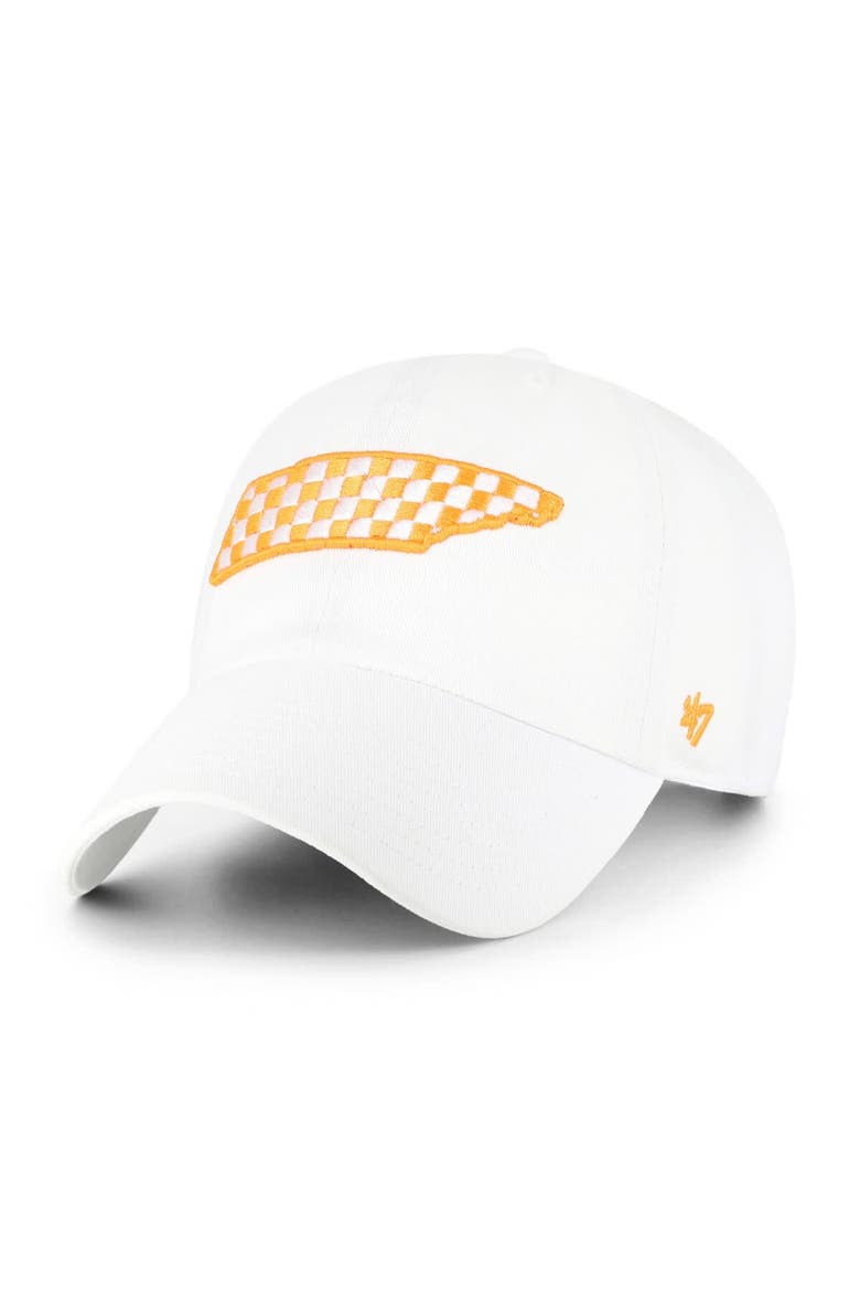 Men's '47 White Tennessee Volunteers Clean Up Adjustable Hat, Main, color, White