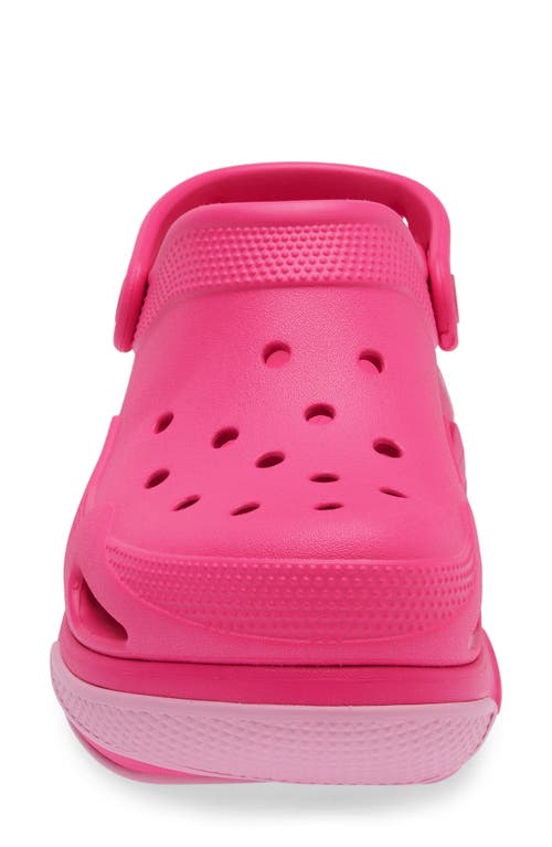 Crocs Bubble Crush Clog In Pink