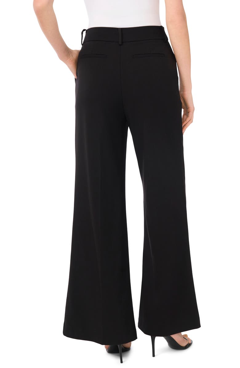 Ted Baker Wide Leg Suit Pants, Alternate, color, Rich Black