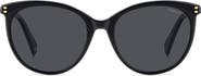 Polaroid 55mm Polarized Cat Eye Sunglasses