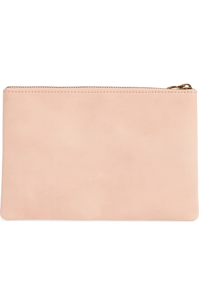 Madewell The Leather Pouch Clutch, Alternate, color,