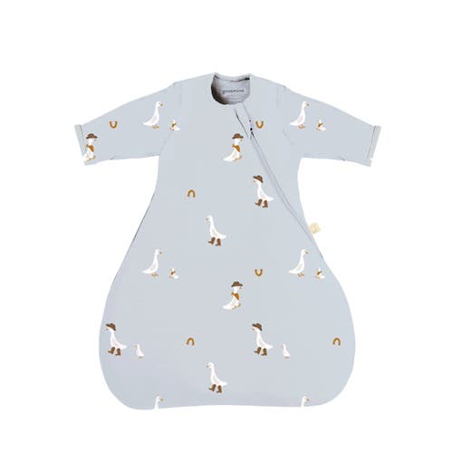 Gunamuna Long Sleeve Transitional Swaddle Sleep Bag, 1.0 Tog In Blue