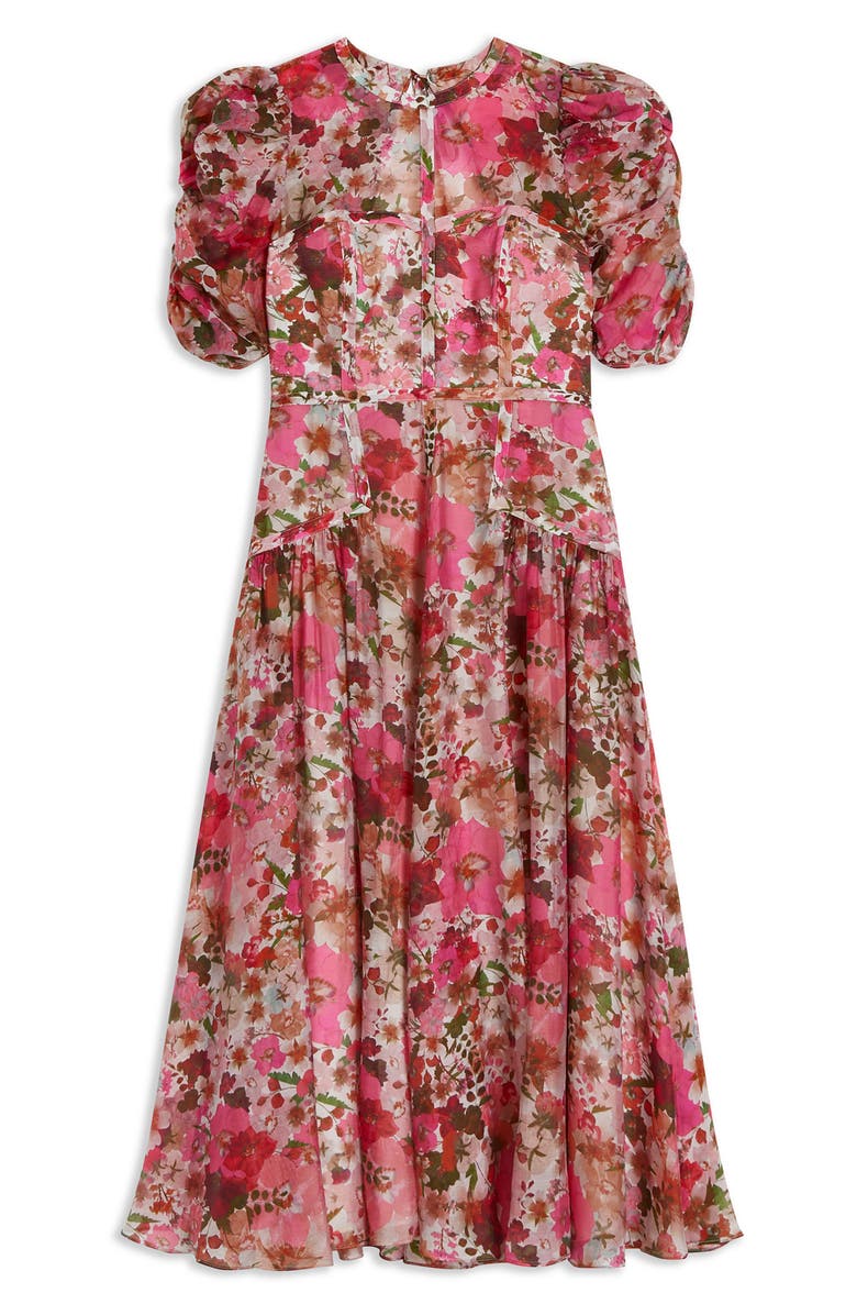 Ted Baker London Botani Floral Midi Dress, Alternate, color,