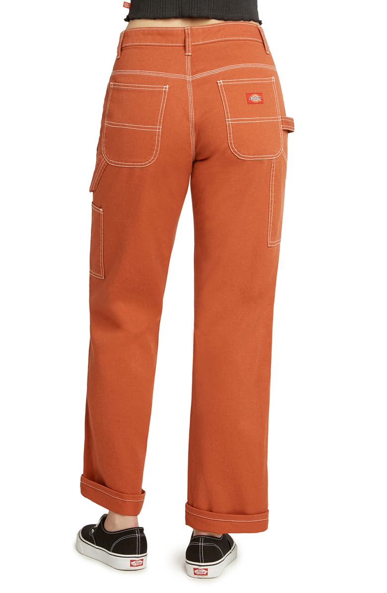 Dickies Relaxed Fit Carpenter Pants, Alternate, color, Auburn