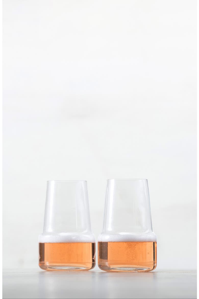 Level Set of 2 Sparkling Wine Glasses, Alternate, color, CLEAR