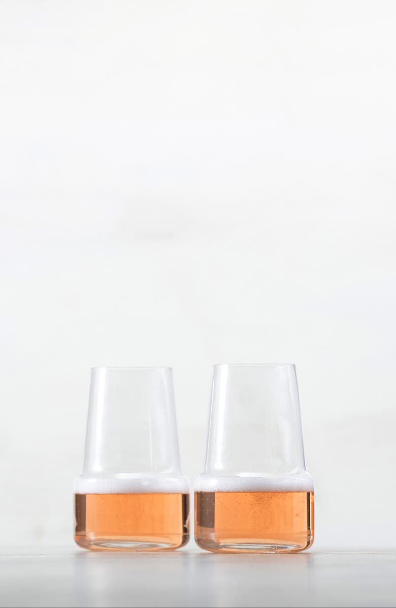 Fortessa Level Set of 2 Sparkling Wine Glasses, Alternate, color, Clear
