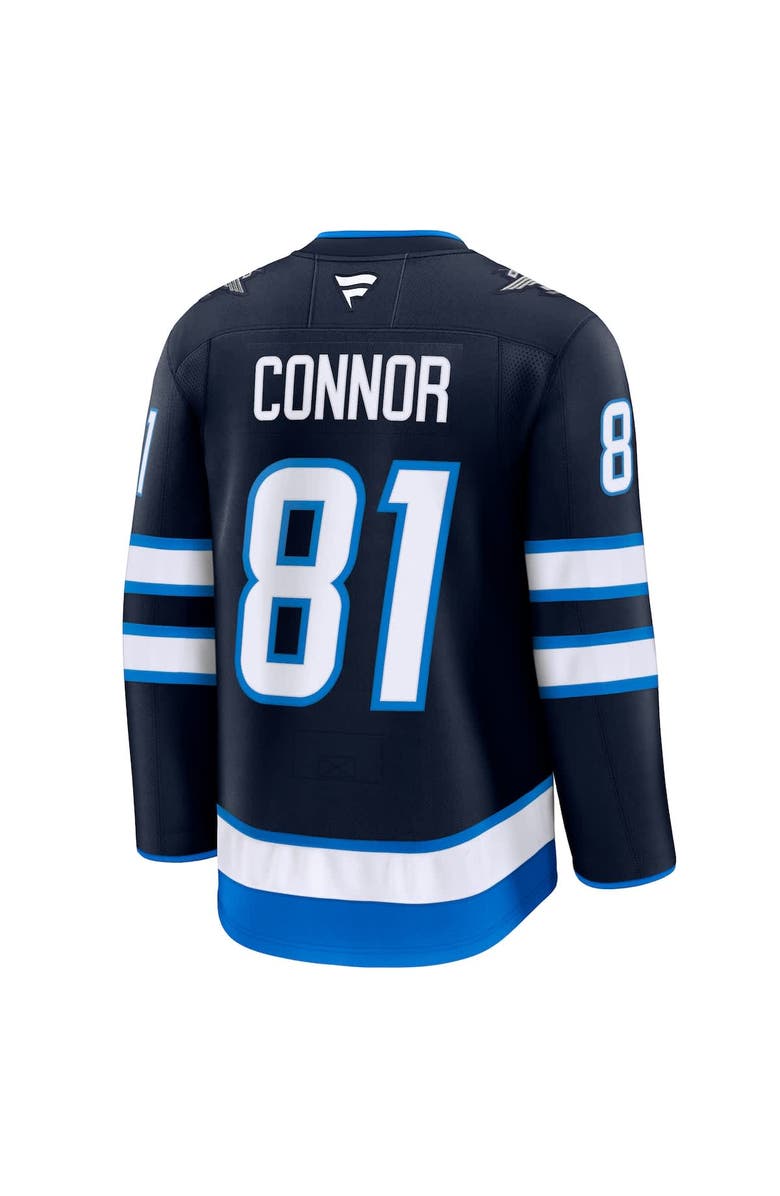 FANATICS Men's Fanatics Kyle Connor Navy Winnipeg Jets Home Premium Jersey, Alternate, color,