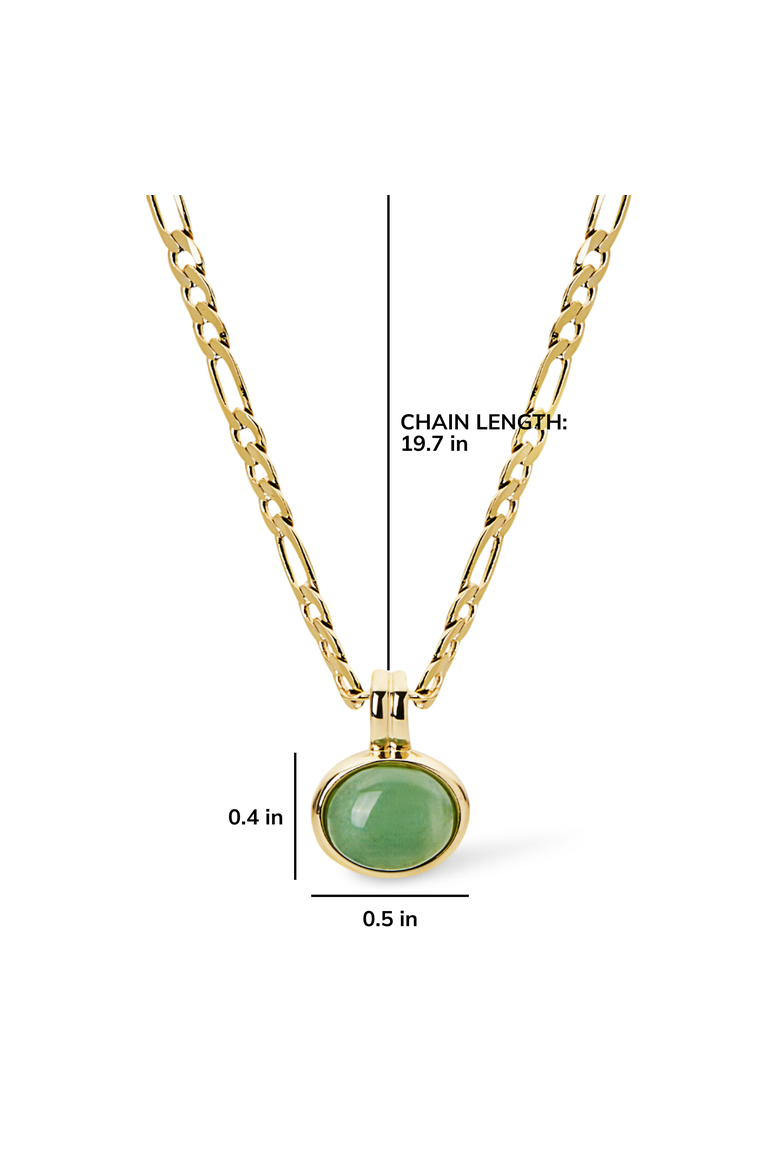 Gemstone Necklace - Meesh, Alternate, color, Gold