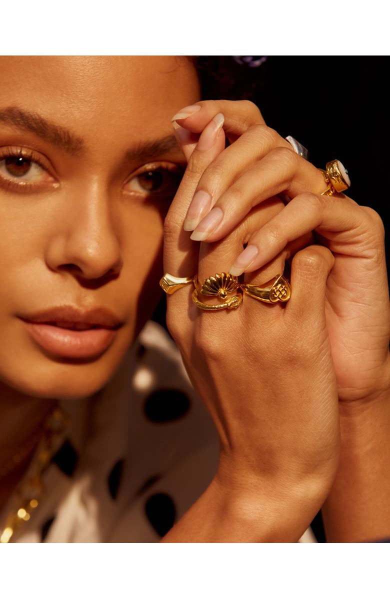 Ottoman Hands Chantal Stacking Ring, Alternate, color, Gold