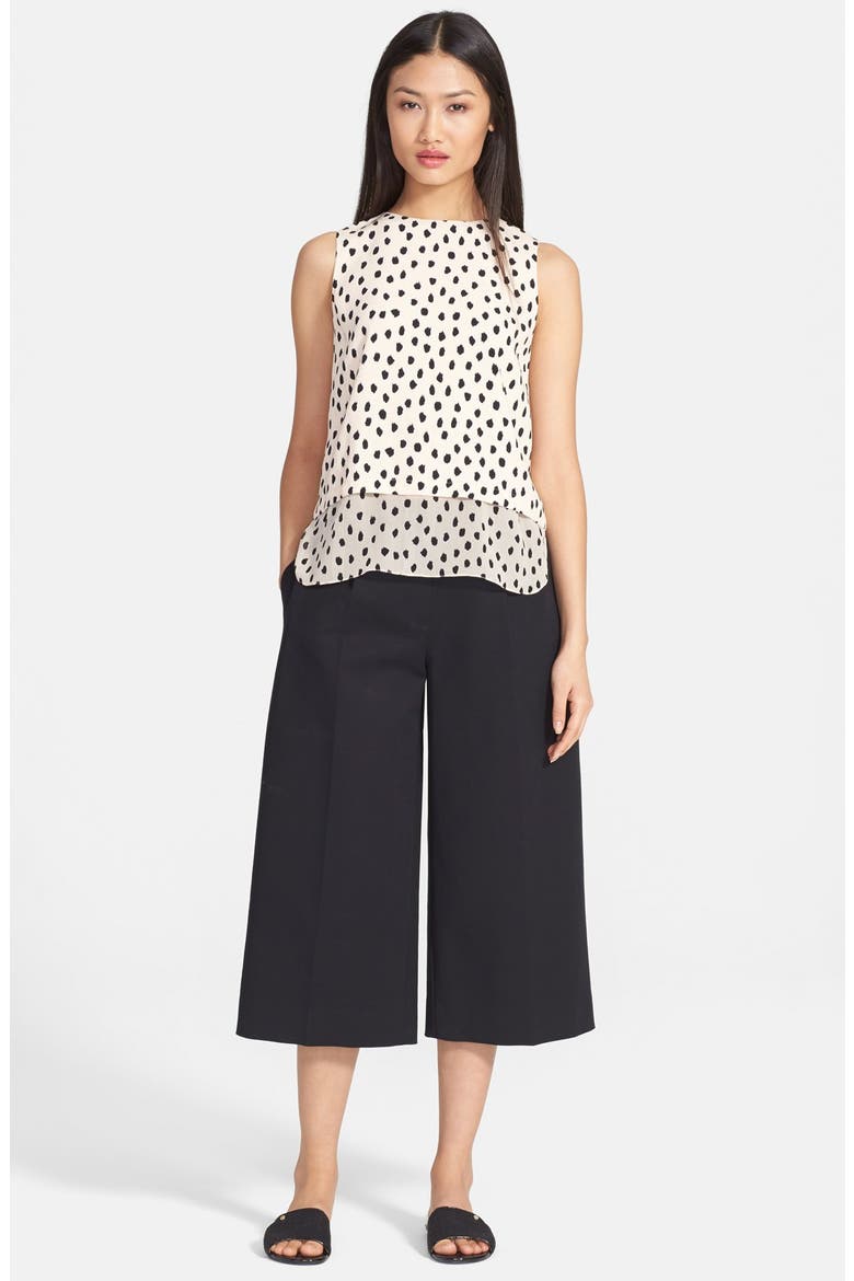 'leopard dot' layered tank, Alternate, color, SHELL