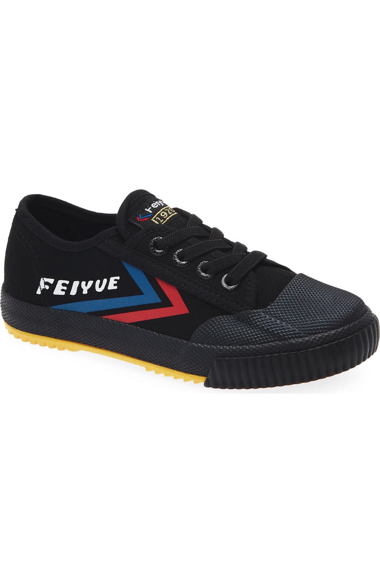 Feiyue. Kids' Fe Lo 1920 Sneaker, Main, color, Black/ Blue/ Red