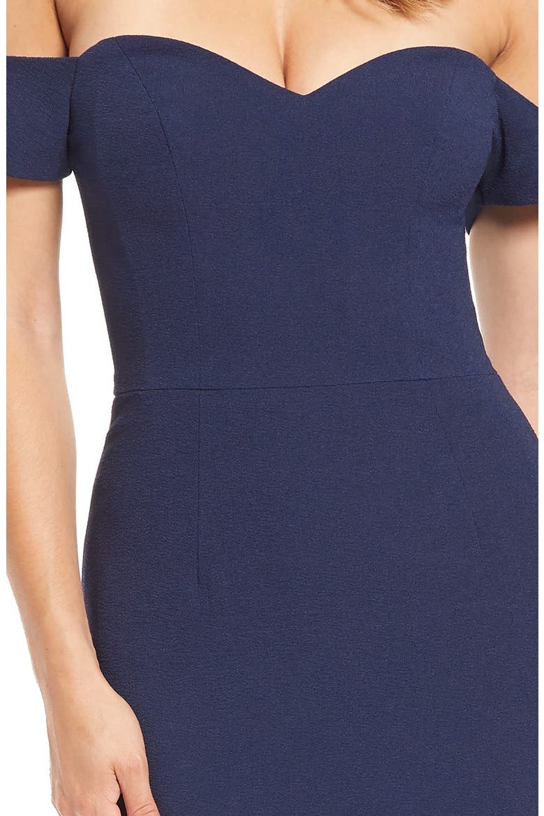 Bailey Off the Shoulder Body-Con Dress, Alternate, color, MIDNIGHT BLUE B