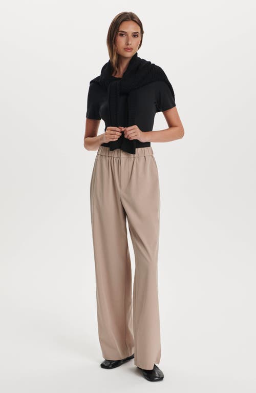 Varley Kayson Wide Leg Pants In Neutral