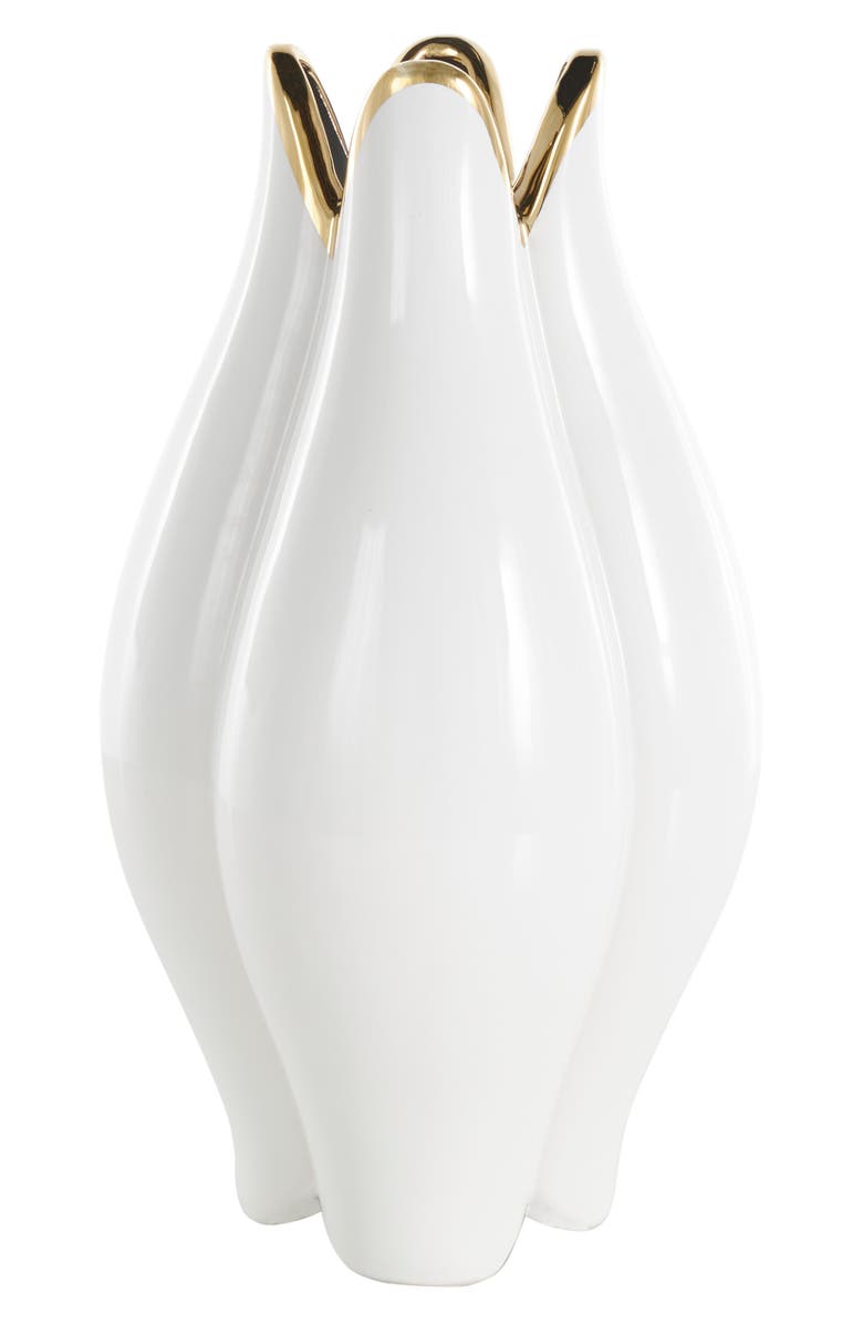 GINGER BIRCH STUDIO Ceramic Flower Vase, Main, color, 