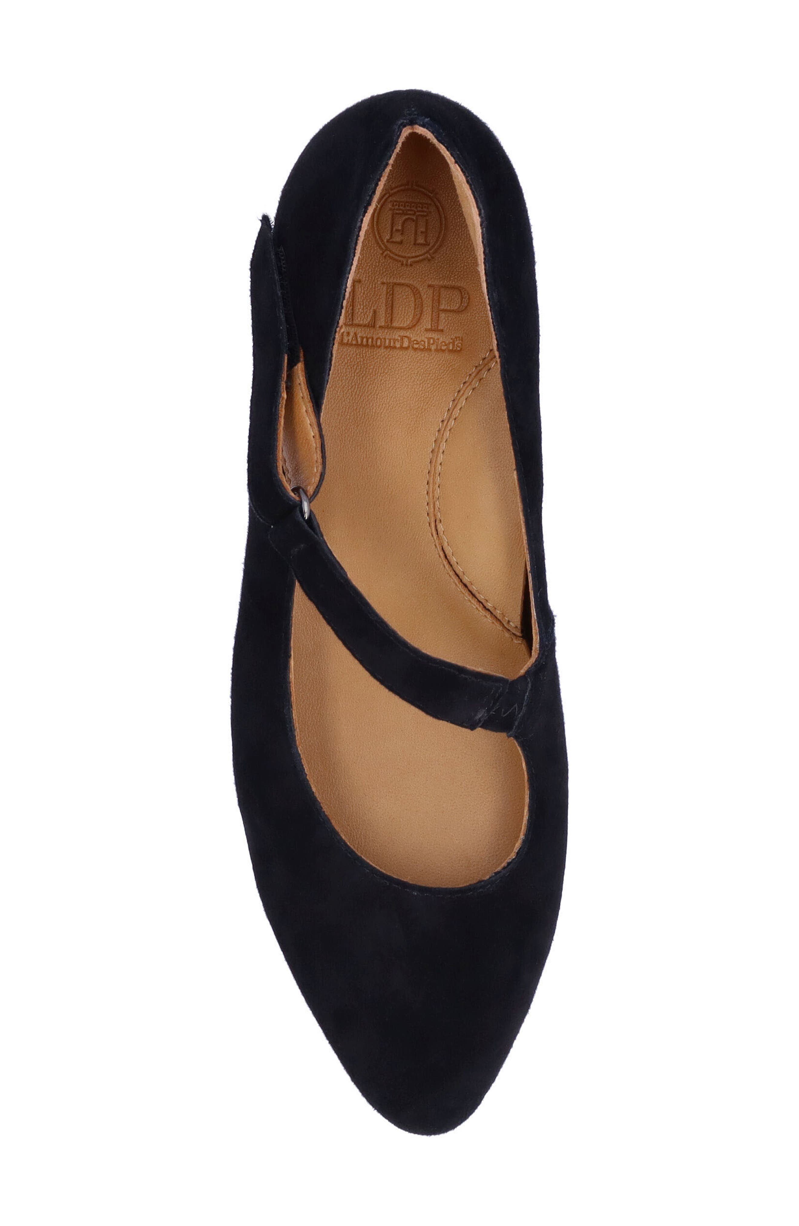 L'Amour des Pieds Kayva Asymmetric Kitten Heel Pump, Alternate, color, Black