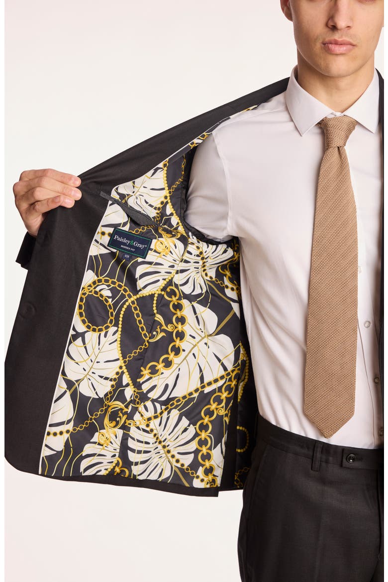 Dover Modern Fit Sport Coat, Alternate, color, SOFT BLACK SHARK
