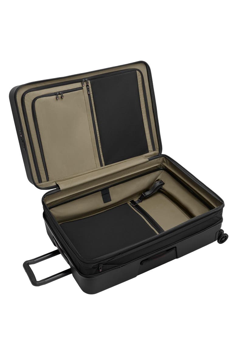 ZDX Large 30 Inch Hardside Spinner Suitcase, Alternate, color, BLACK
