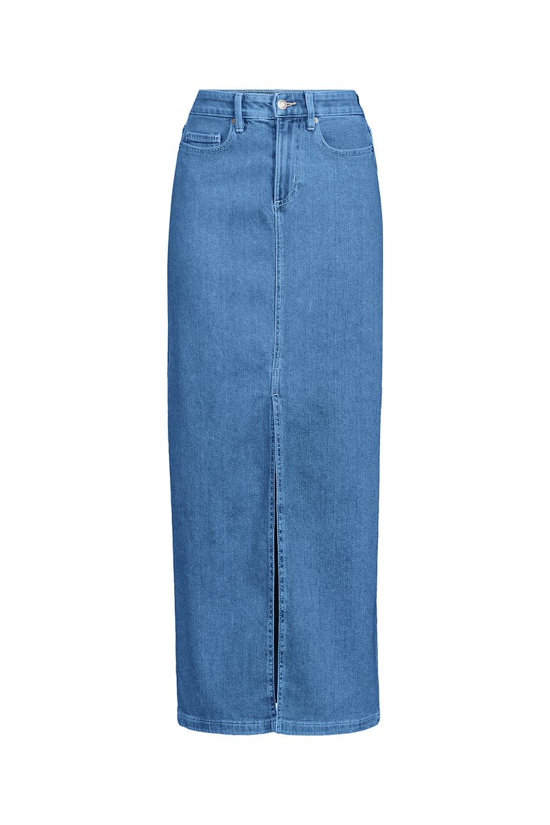 Soft Denim Maxi Skirt, Alternate, color, Hutton Blue Wash