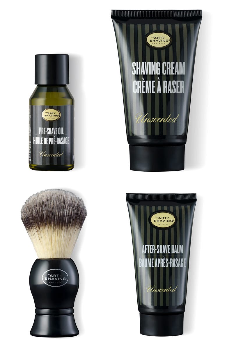 The Art of Shaving <sup>®</sup> The Gifted Groomer Unscented Shaving Set, Alternate, color,