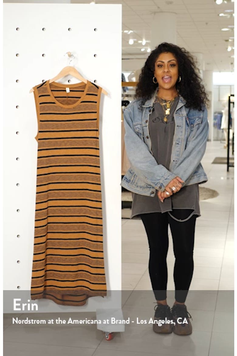 Stripe Tank Midi Dress video